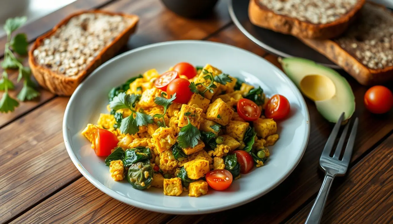 Vegan Protein Breakfast Tofu Scramble