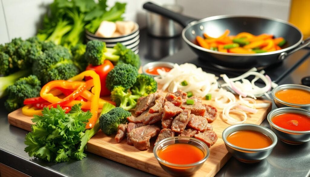 Quick Beef Stir Fry Preparation Quick Beef Stir Fry Preparation