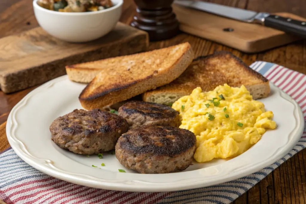 Venison breakfast sausage recipe with fresh herbs and spices
