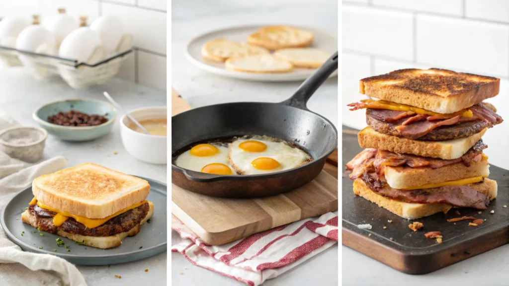 Step-by-step guide to assembling the best breakfast sandwich