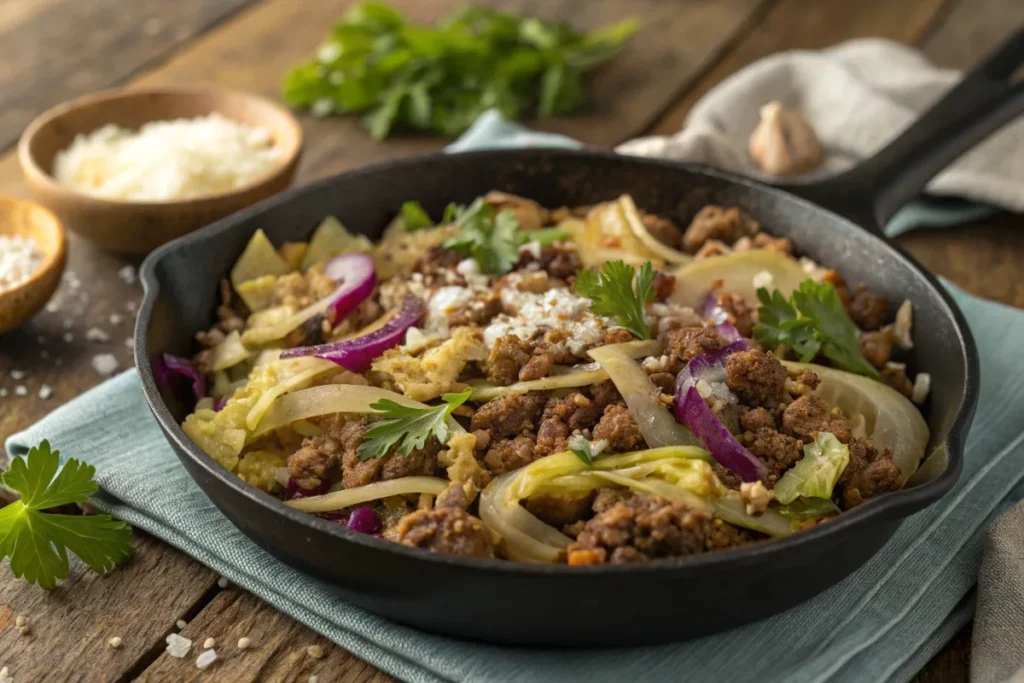 ground beef cabbage recipe