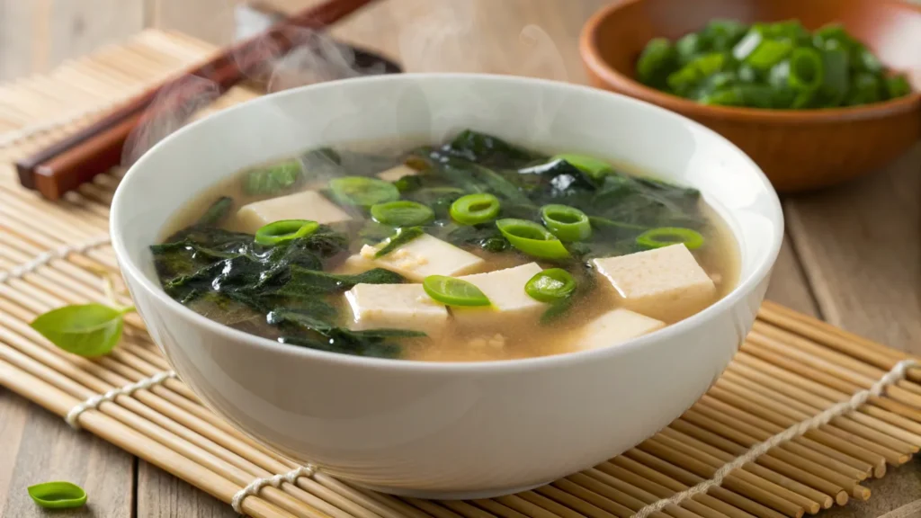 Easy miso breakfast soup recipe